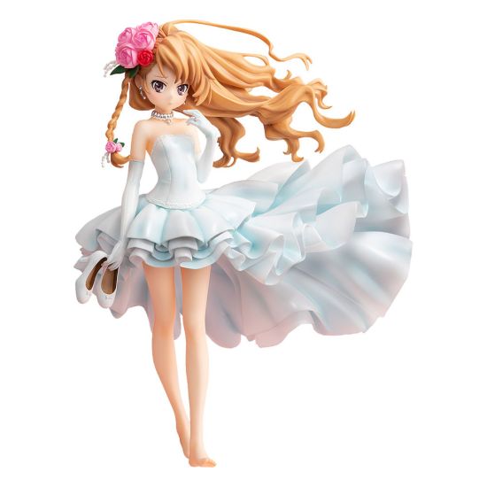 Toradora!: Taiga Aisaka Wedding Dress Ver. 1/7 PVC Statue (21cm) Preorder