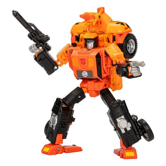 Transformers Generations Legacy : Figurine d'action de classe Sandstorm G1 Triple Changer United Leader (19 cm)