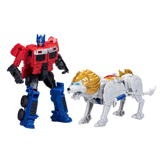 Transformers: Optimus Prime & Lionblade Rise of the Beasts Beast Alliance Combiner Action Figure 2-Pack (13cm)