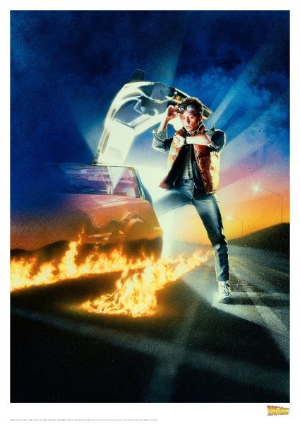 Back To The Future: Film Poster Art Print