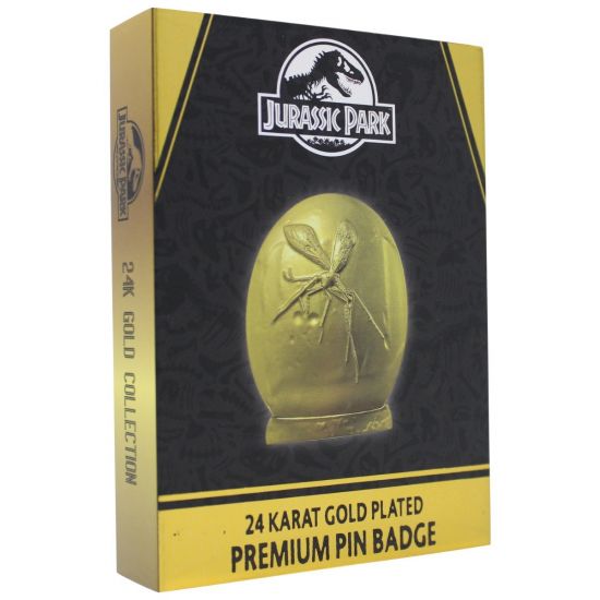 Jurassic Park: 24K Gold Plated XL Premium Pin Badge