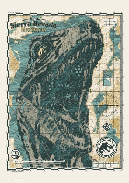 Jurassic World: Sierra Nevada Mountains Limited Edition Art Print Preorder