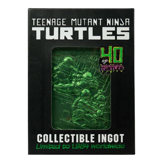 Teenage Mutant Ninja Turtles : Précommande de lingot vert du 40e anniversaire en édition limitée
