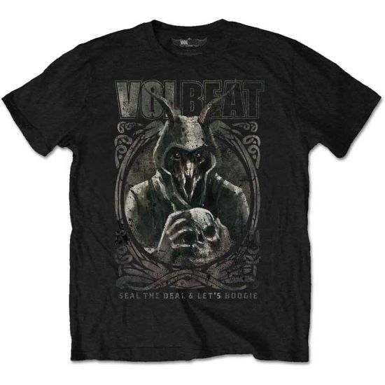 Volbeat: Goat with Skull - Black T-Shirt