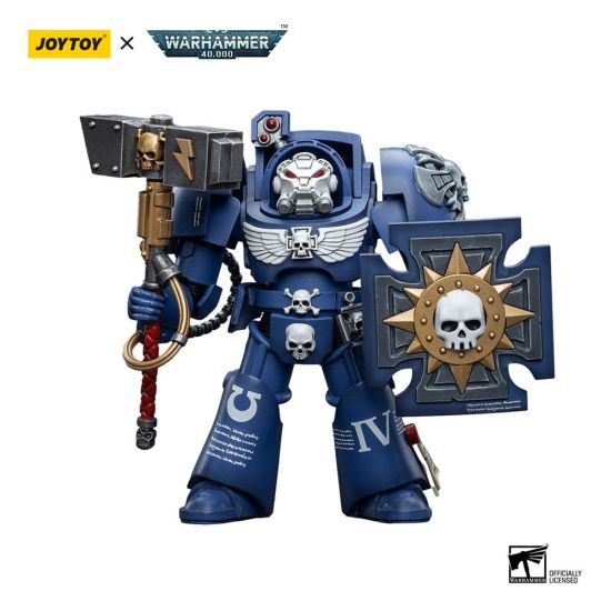 Warhammer 40,000: JoyToy-Figur – Brother Acastian Ultramarines Terminators (Maßstab 1:18) (12 cm) Vorbestellung