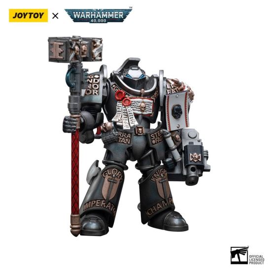 Warhammer 40,000 : Figurine JoyToy - Caddon Vibova Grey Knights Terminator (échelle 1/18) (13cm) Précommande