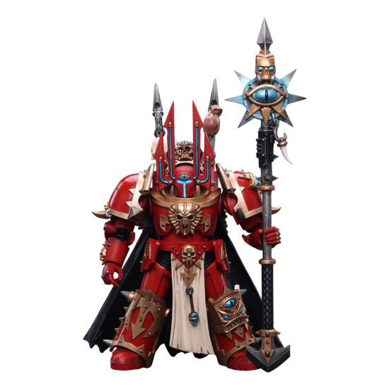 Warhammer 40,000: JoyToy Figure - Crimson Slaughter Sorcerer Lord in Terminator Armour Chaos Space Marines (1/18 scale) (12cm) Preorder