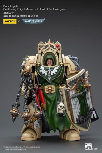 Warhammer 40,000: JoyToy Figure - Dark Angels Deathwing Knight Master with Flail of the Unforgiven (1/18 scale) (12cm) Preorder