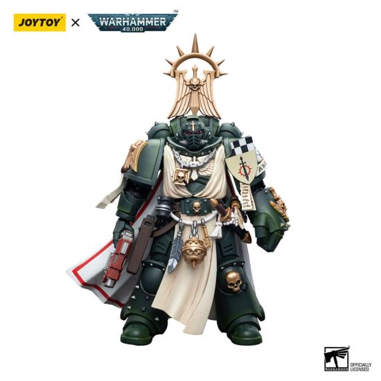 Warhammer 40,000 : Figurine JoyToy - Maître Dark Angels avec Power Fist (échelle 1/18) (12cm) Précommande
