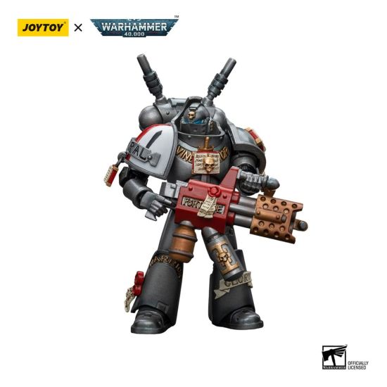Warhammer 40,000 : Figurine JoyToy - Grey Knights Interceptor Squad Interceptor avec Incinérateur (échelle 1/18) (12cm) Précommande