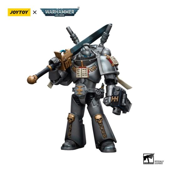 Warhammer 40,000: JoyToy Figure - Grey Knights Interceptor Squad Interceptor with Storm Bolter and Nemesis Force Sword (1/18 scale) (12cm) Preorder