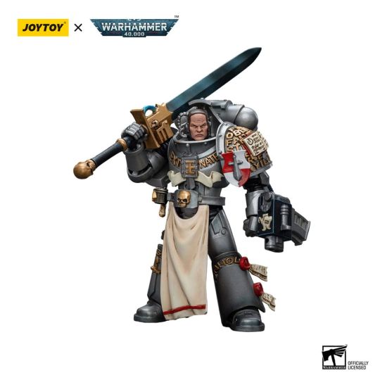 Warhammer 40,000: JoyToy-figuur - Grey Knights Strike Squad Justicar (schaal 1/18) (12 cm) Pre-order