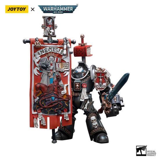Warhammer 40,000 : Figurine JoyToy - Grey Knights Terminator Retius Akantar (échelle 1/18) (13cm) Précommande