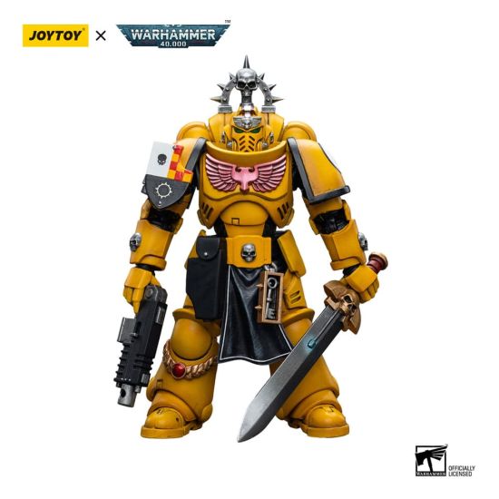 Warhammer 40,000: JoyToy Figure - Imperial Fists Lieutenant with Power Sword (1/18 scale) (12cm) Preorder