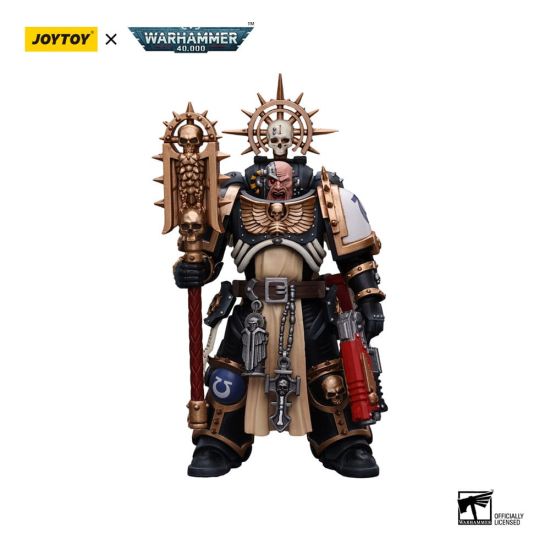 Warhammer 40,000: JoyToy-Figur – Ultramarines Chaplain (Indomitus) (Maßstab 1:18) (12 cm) Vorbestellung