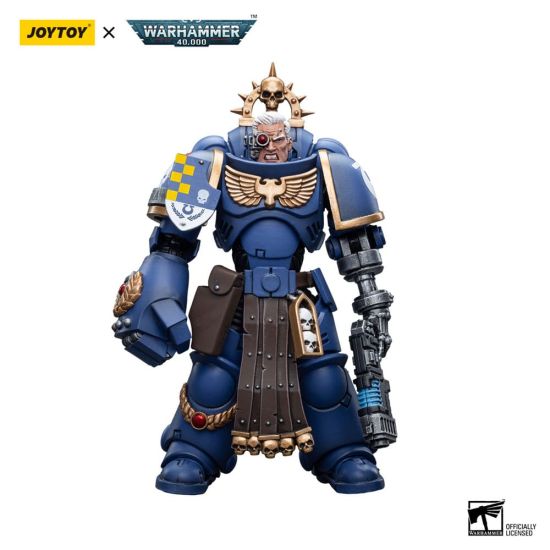 Warhammer 40,000: Figura JoyToy - Teniente de los Ultramarines con Puño de Poder (escala 1/18) (12 cm) Reserva