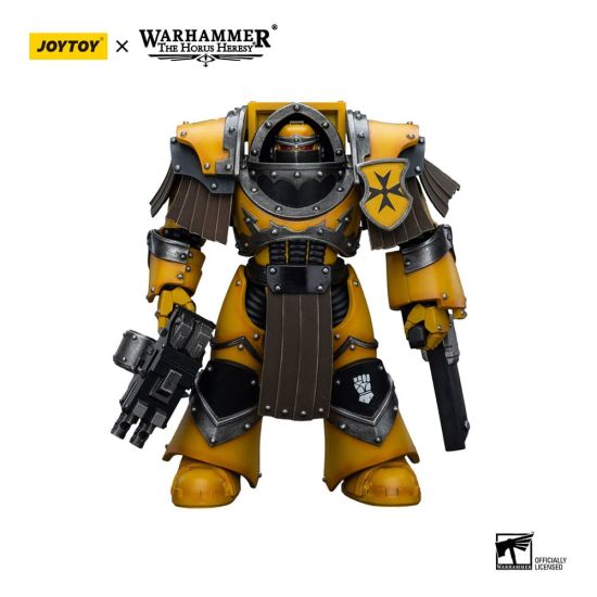 Warhammer: JoyToy Figur – Imperial Fists Legion Cataphractii Terminator Squad Legion Cataphractii mit Chainfist (Maßstab 1/18) (12 cm) Vorbestellung