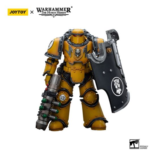 Warhammer: Figura JoyToy - Imperial Fists Legion MkIII Breacher Squad Legion Breacher con pistola Graviton (escala 1/18) (12 cm) Reserva