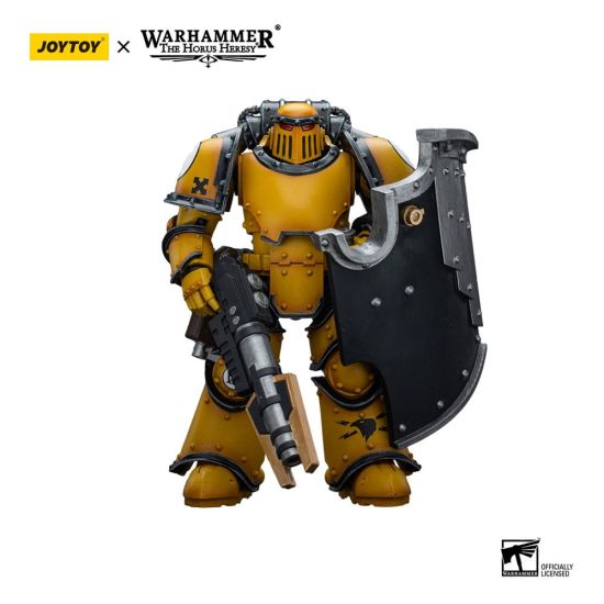 Warhammer : Figurine JoyToy - Imperial Fists Legion MkIII Breacher Squad Legion Breacher avec Lascutter (échelle 1/18) (12cm) Précommande