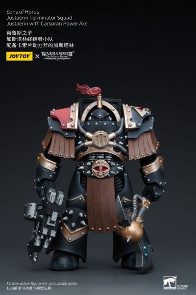Warhammer: Sons of Horus Justaerin Terminator Squad Justaerin Action Figure 1/18 with Carsoran Power Axe (12cm) Preorder