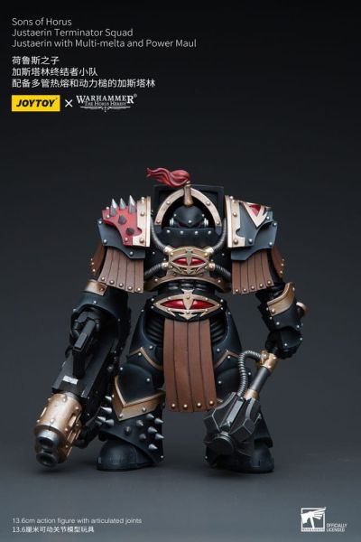 Warhammer: Sons of Horus Justaerin Terminator Squad Justaerin with Multi-melta and Power MauL 1/18 Action Figure (12cm) Preorder