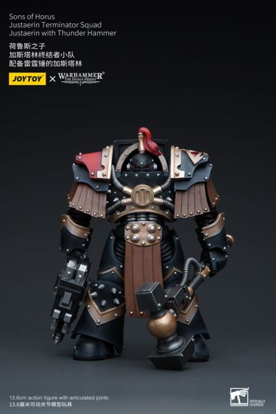 Warhammer: Sons of Horus Justaerin Terminator Squad Justaerin with Thunder Hammer 1/18 Action Figure (12cm) Preorder