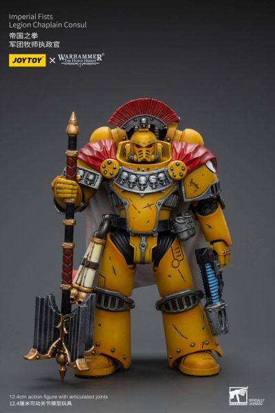 Warhammer The Horus Heresy: JoyToy Figure - Imperial Fists Legion Chaplain Consul (1/18 scale) (12cm) Preorder