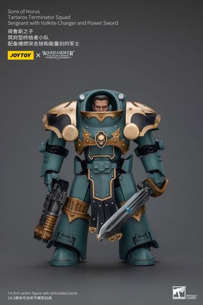 Warhammer The Horus Heresy: Tartaros Terminator Squad Sergeant Action Figure 1/18 (12cm) Preorder