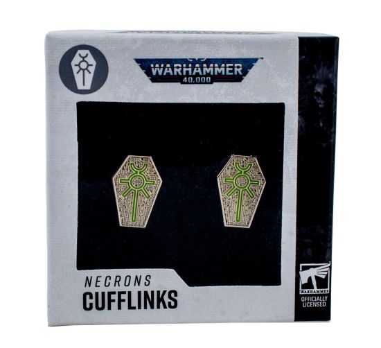 Warhammer 40,000: Necrons Cufflinks Preorder