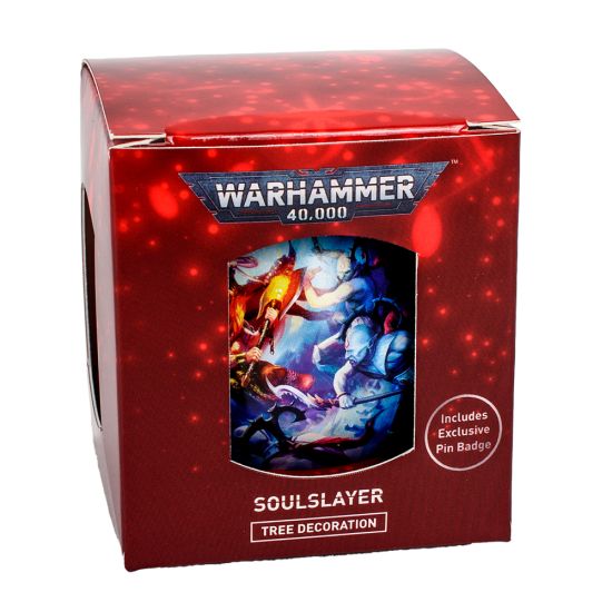 Warhammer 40,000: Soulslayer Black Library Bauble & Pin Set