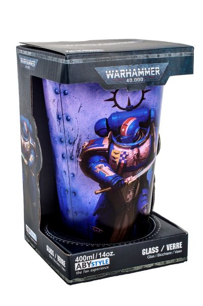 Warhammer 40,000: Ultramarine 400ml Glass