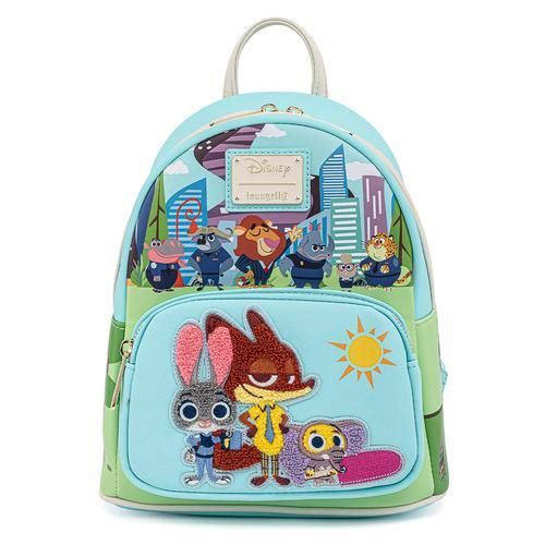 Loungefly Zootopia: Chibi Group Mini Backpack Preorder