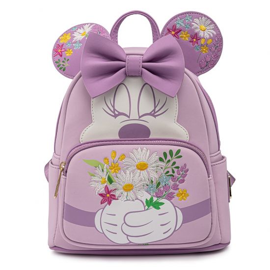 Loungefly Minnie Mouse: Holding Flowers Mini Backpack Preorder