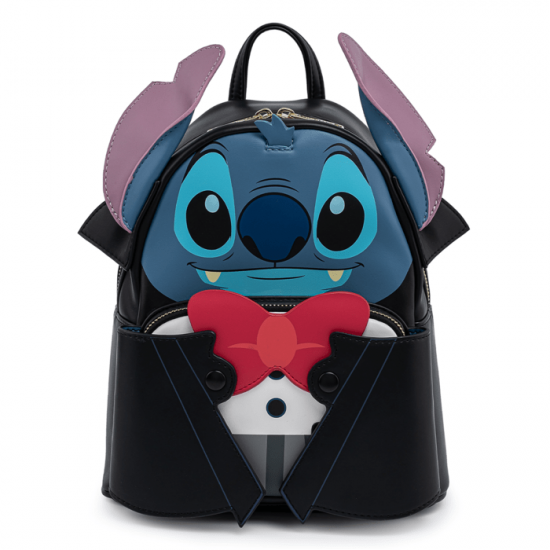Lilo and Stitch: Vampire Stitch Bow Tie Loungefly Mini Backpack