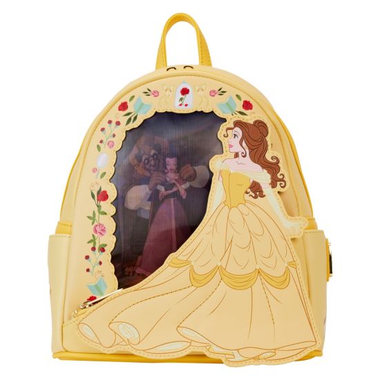 Loungefly Disney: Princess Beauty And The Beast Belle Lenticular Mini Backpack Preorder
