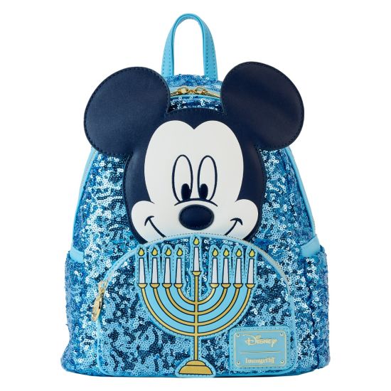 Loungefly Disney: Mickey Happy Hanukkah Menorah Mini Backpack