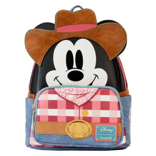 Loungefly Disney: Western Mickey Mouse Cosplay Mini Backpack