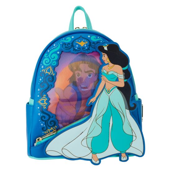 Loungefly: Mini mochila lenticular Disney Princess Jasmine