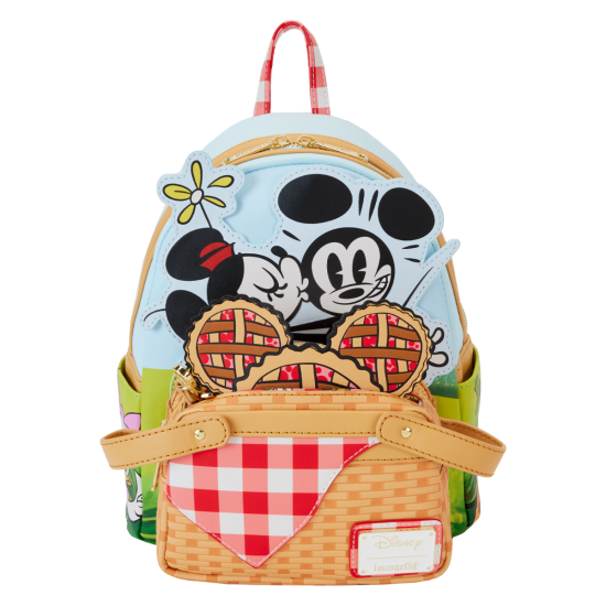 Loungefly: Mini mochila de picnic de Disney Mickey y sus amigos