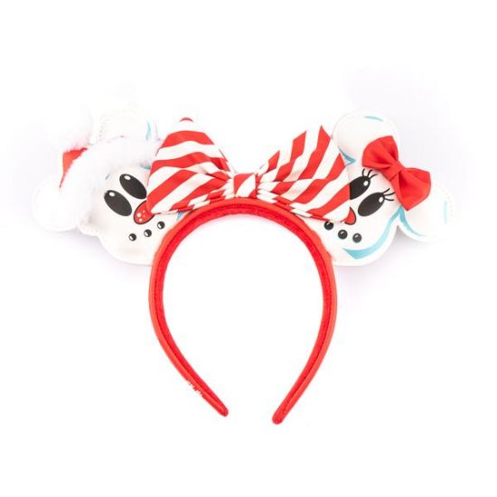 Loungefly Disney: Snowman Mickey and Minnie Mouse Headband Preorder