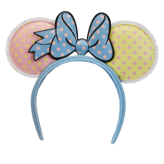 Disney: Minnie Pastel Color Block Dots Loungefly Headband