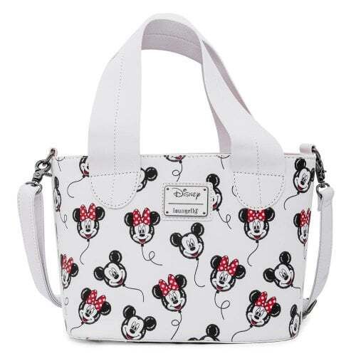 Loungefly Mickey & Minnie Mouse: Balloons All Over Print Handbag