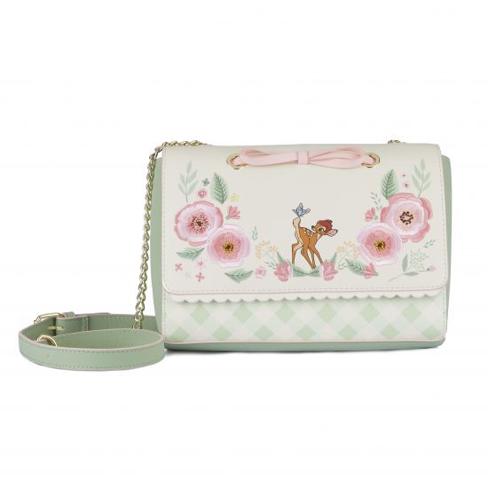 Loungefly Bambi: Spring Time Gingham Crossbody Bag Preorder