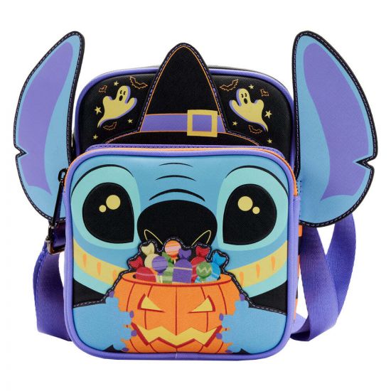 Loungefly Lilo & Stitch: Glow Halloween Candy Cosplay Passport Bag