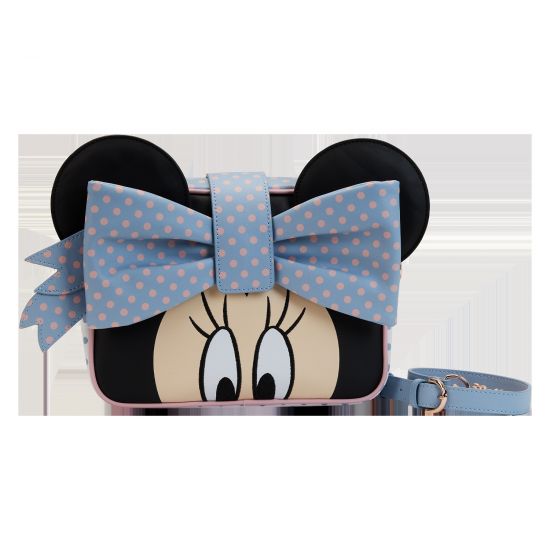 Loungefly Minnie Mouse: Pastel Polka Dot Crossbody Bag Preorder