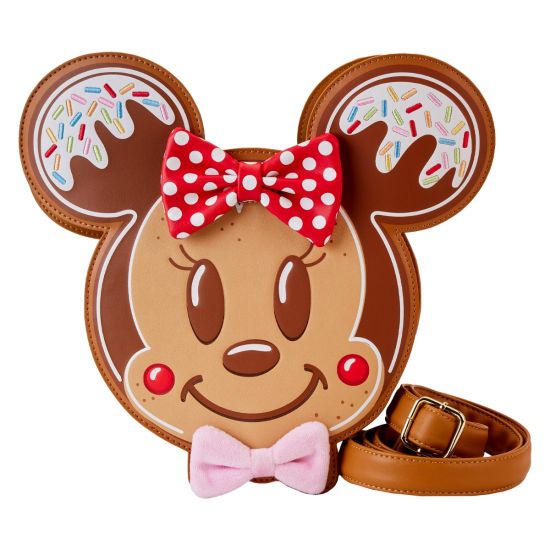 Loungefly Disney: Mickey and Friends Gingerbread Cookie Figural Crossbody Bag