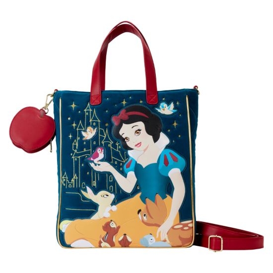 Loungefly Snow White: Heritage Quilted Velvet Tote Bag
