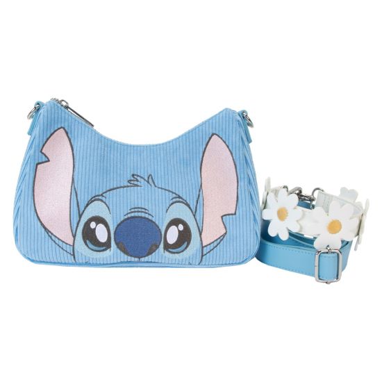 Loungefly: Disney Lilo und Stitch Springtime Stitch Umhängetasche mit Gänseblümchengriff