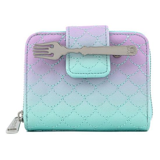 The Little Mermaid: Ombre Scales Loungefly Zip Around Purse