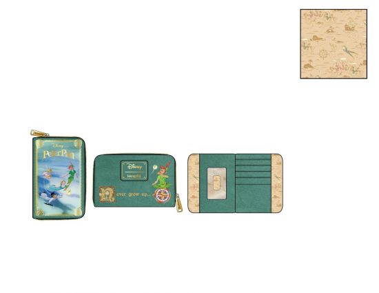 Peter Pan: Book Series Loungefly Zip Around Wallet